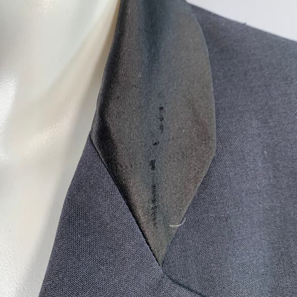 MAISON MARTIN MARGIELA SS12 Size 40 Black Asymmetrical Biker Blazer Jacket - Picture 11 of 16